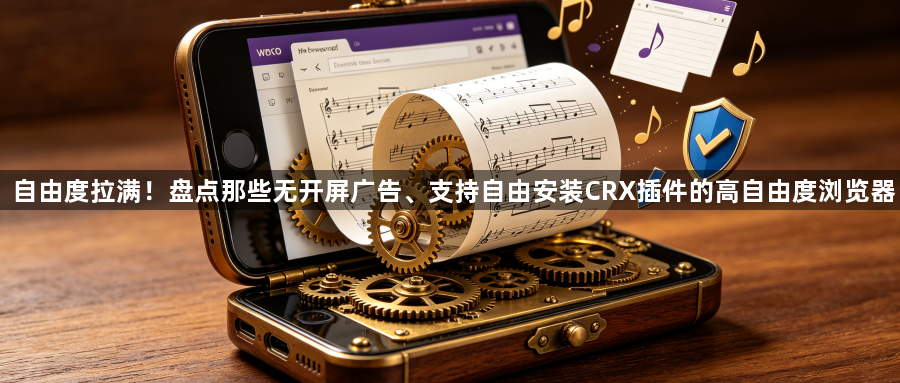自由度拉满！盘点那些无开屏广告、支持自由安装CRX插件的高自由度浏览器1