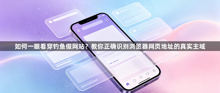 如何一眼看穿钓鱼假网站？教你正确识别浏览器网页地址的真实主域1